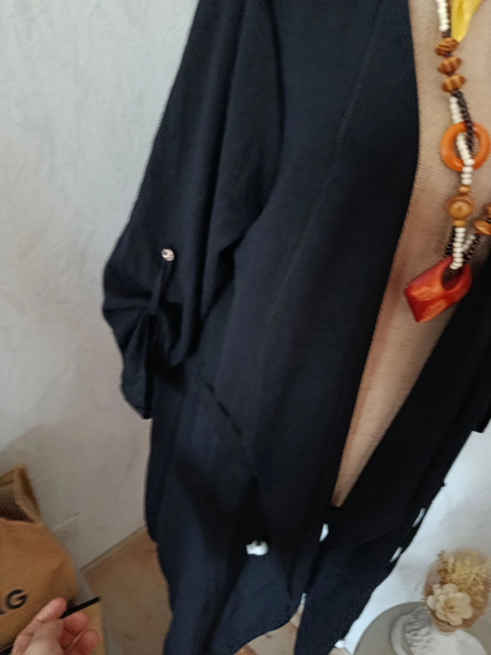 Veste leve com cordão de ajuste (tamanho generoso) – photo 2